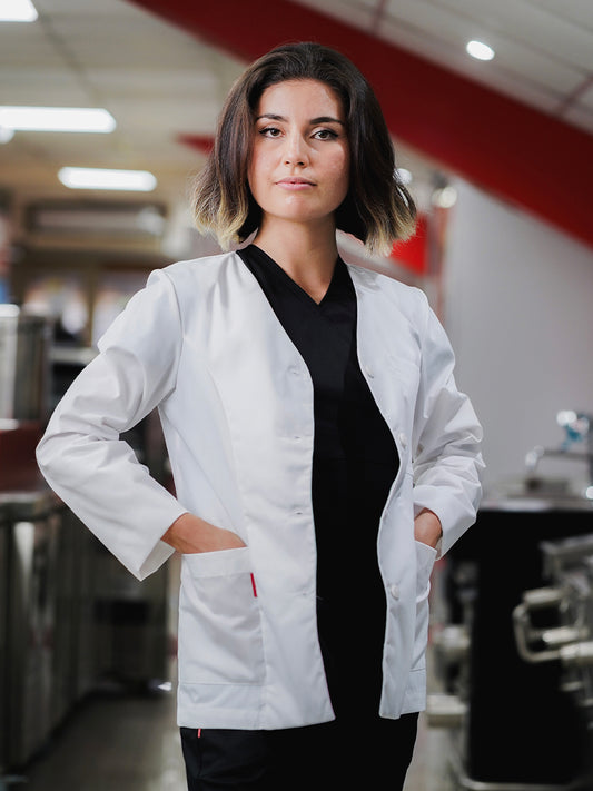 Chaqueta Paris manga larga blanca