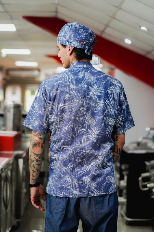 Gorro Brasserie bandana azul guayabera