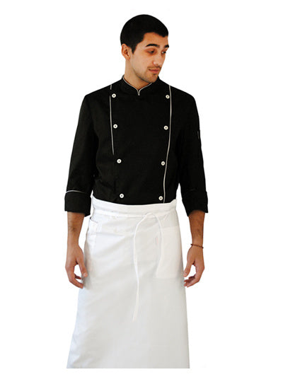 Mandil/Paño cintura poplin blanco