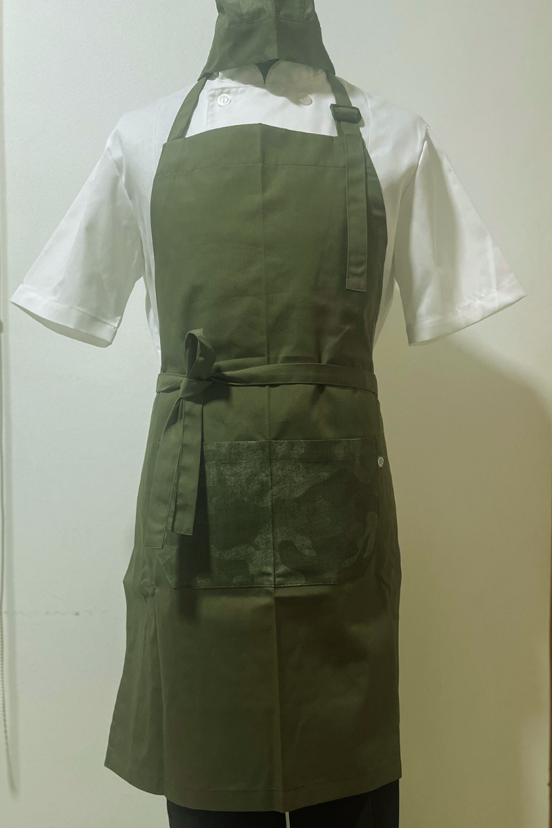 Pechera Full Gabardina verde