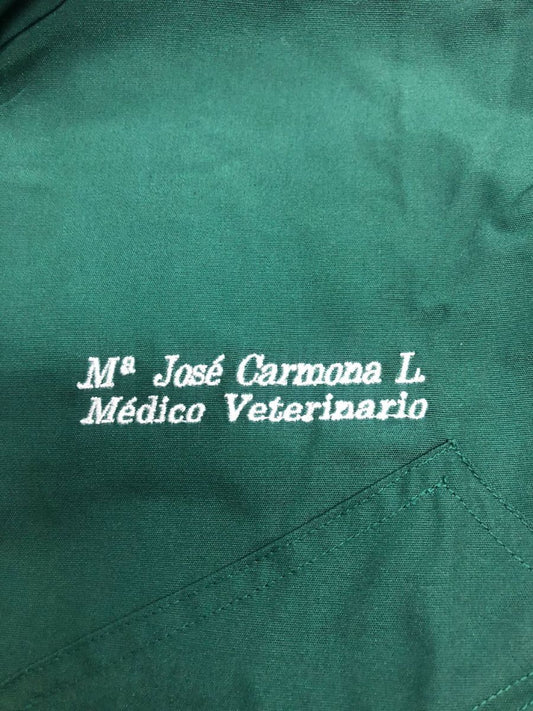 Bordado 1 frase en bolsillo funcional