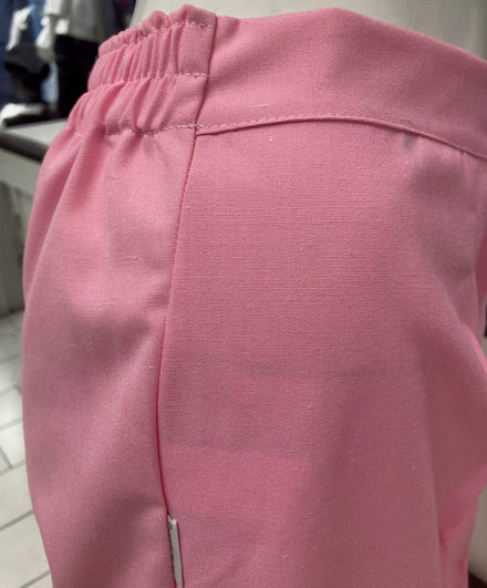 Pantalón Sara rosado media pretina elasticada