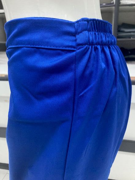 Pantalón Sara Azulino media pretina elasticada
