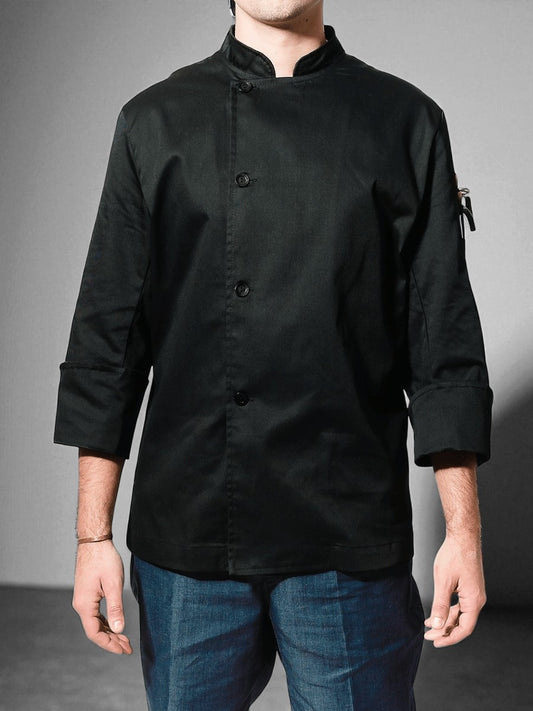 Chaqueta Cocina Basic gabardina negra