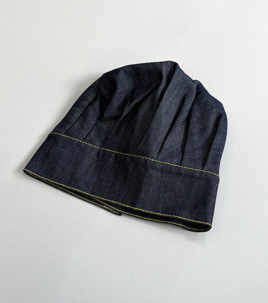 Gorro Mini Chef denim índigo