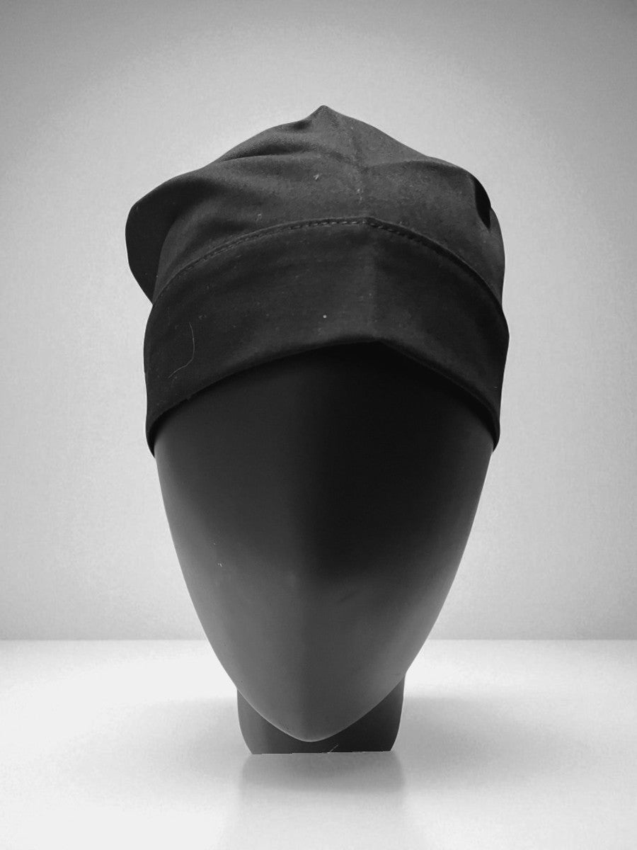 Gorro Paris en confort poplin elasticado negro