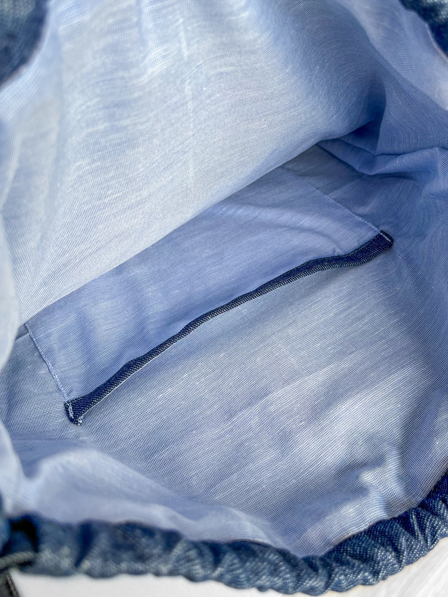 Bolso Mochile Costa Denim – Edición Artesanal Julin Serra