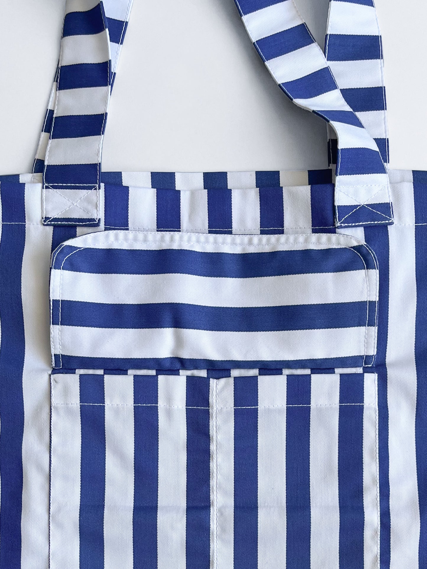 Bolso Shopper listado azul