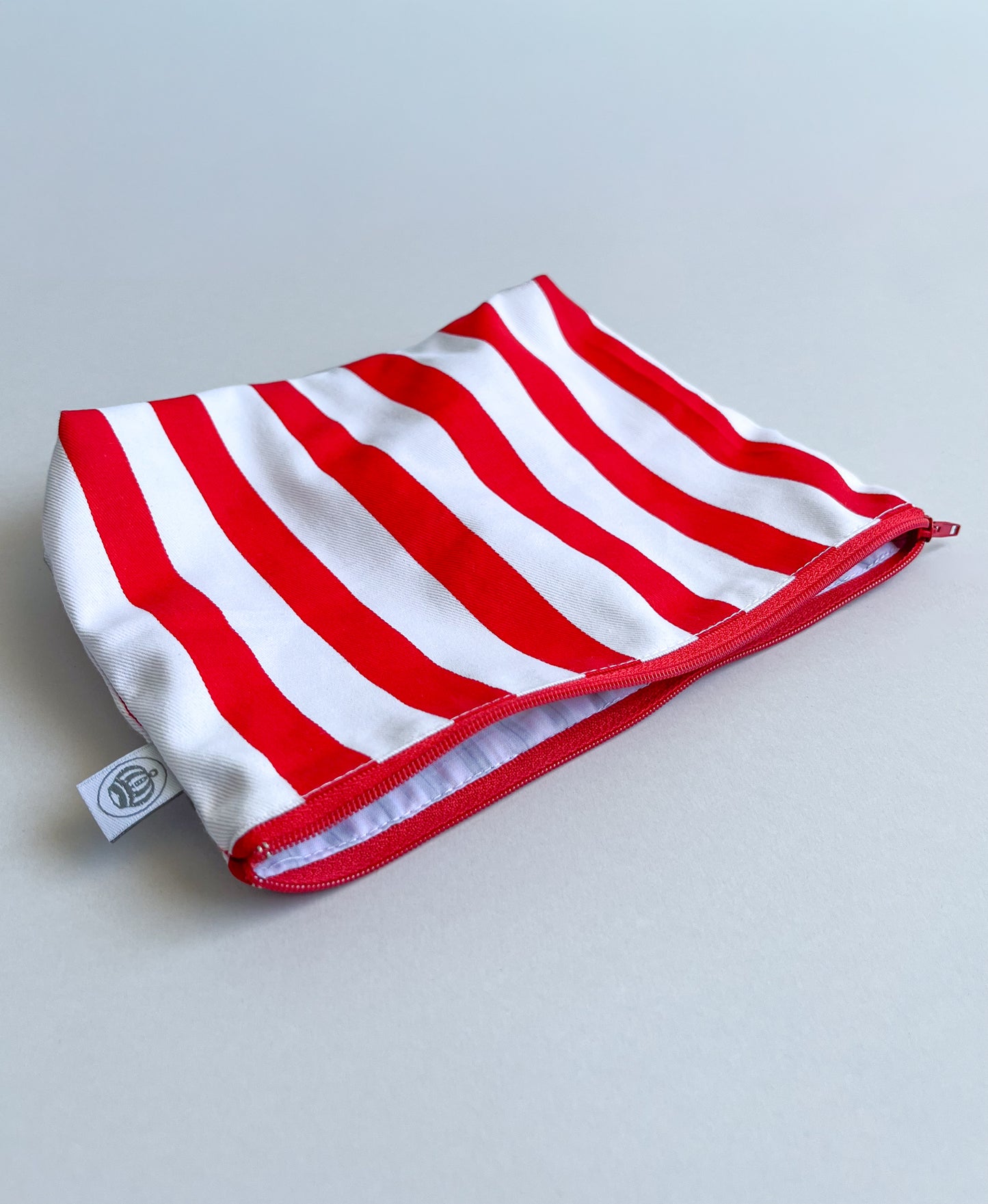 Bolso Shopper listado rojo