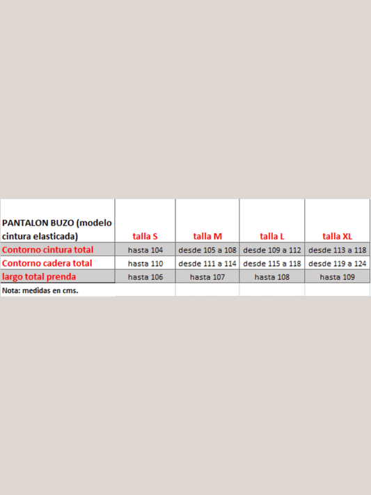 Pantalón buzo azulino