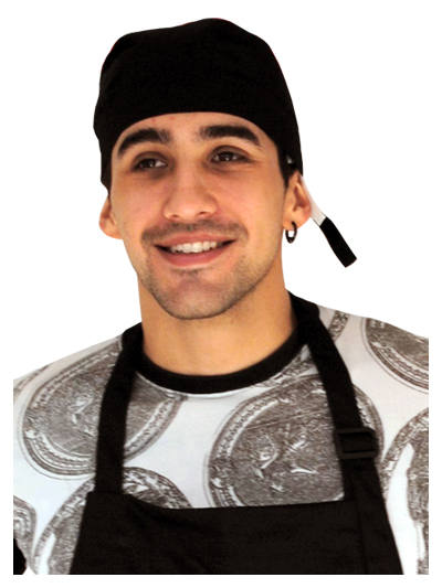 Gorro Chef Works Bandana Negra