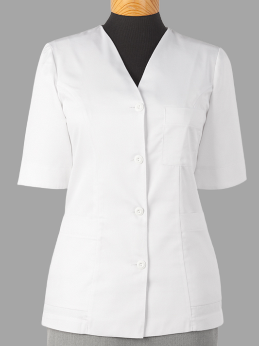 Chaqueta Paris manga corta blanca