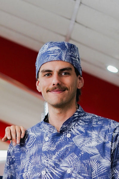 Gorro azul  brasserie guayabera