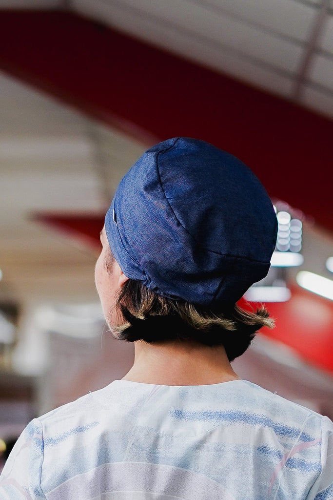 Gorro Paris en mezclilla AZUL