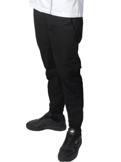 Pantalón Jogger en poplin negro