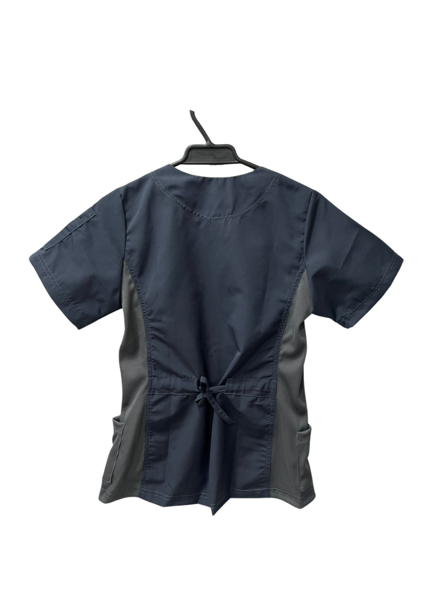 Conjunto Clínico ANTIFLUIDOS Urban Blusón + Pantalón gris grafito