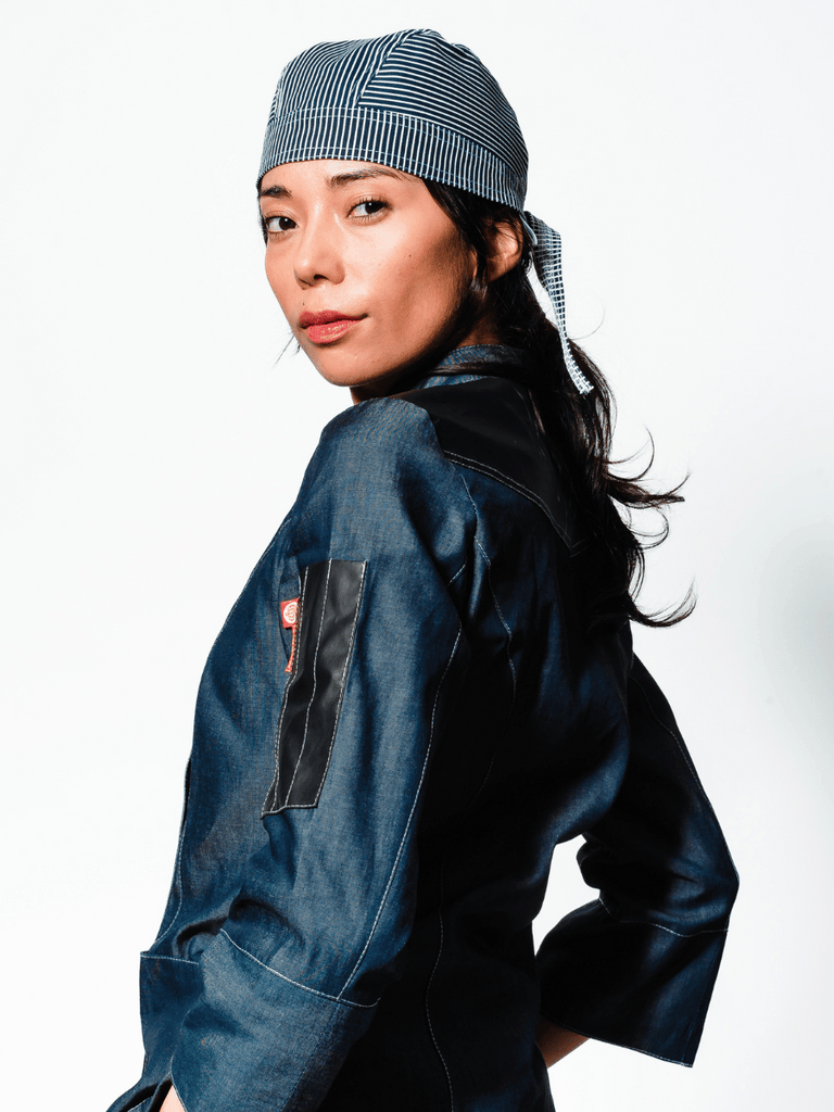 Chaqueta Arizona en denim marino con TEK