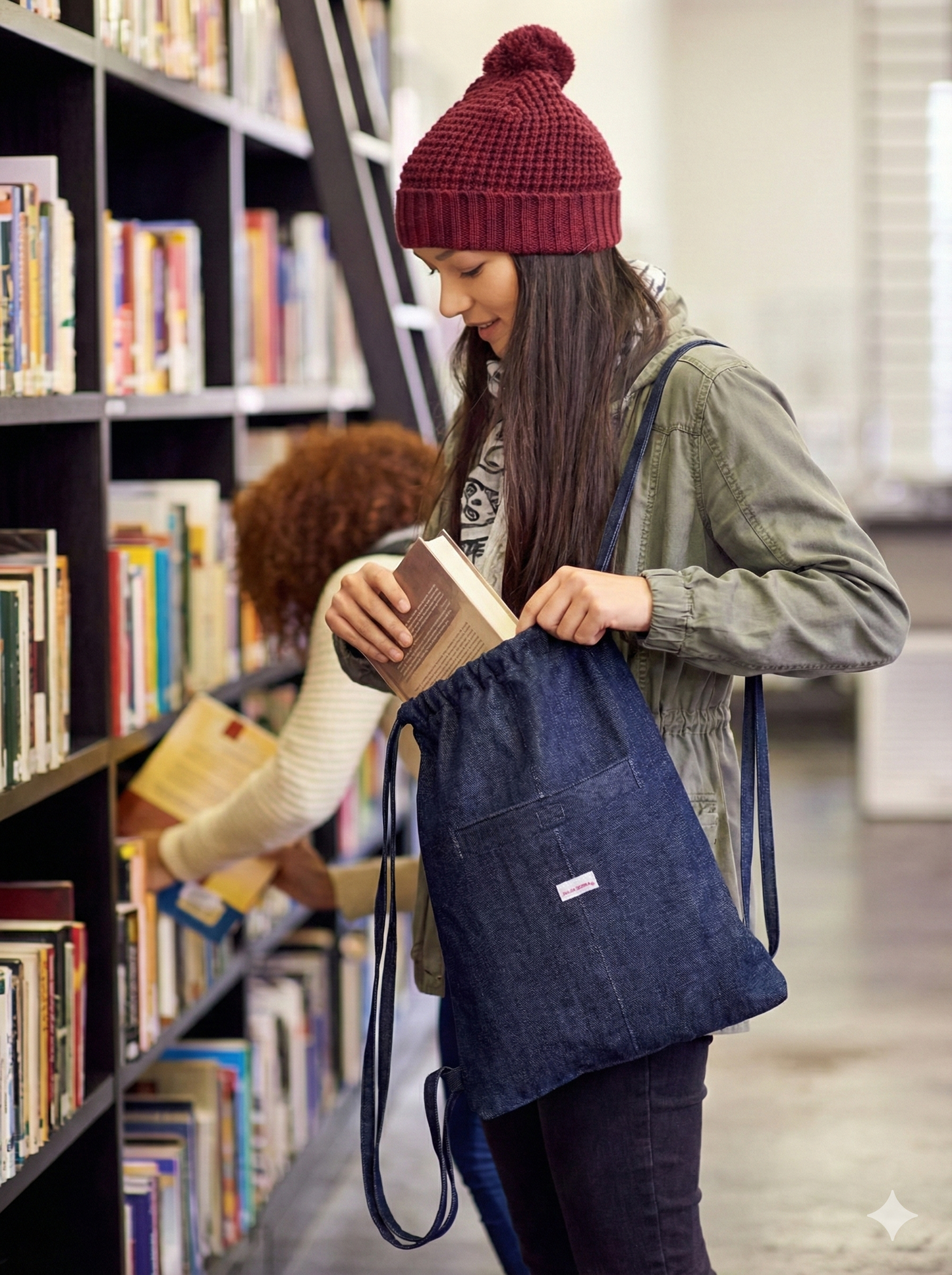 Bolso Mochile Costa Denim – Edición Artesanal Julín Serra
