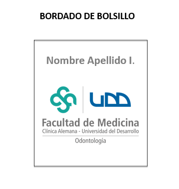 Convenio uniforme HOMBRE Odontología UDD (pregrado 2° a 6° año)