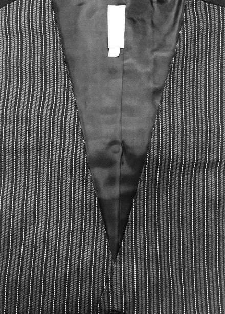 Chaleco/Gilet Servicio casimir listado huaso gris