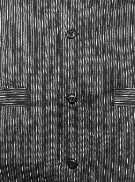 Chaleco/Gilet Servicio casimir listado huaso gris