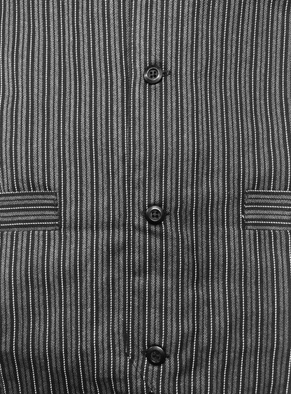 Chaleco/Gilet Servicio casimir listado huaso gris