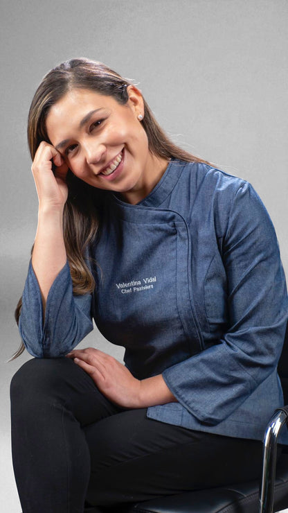 Chaqueta Milcao mujer con cierre en denim delgado