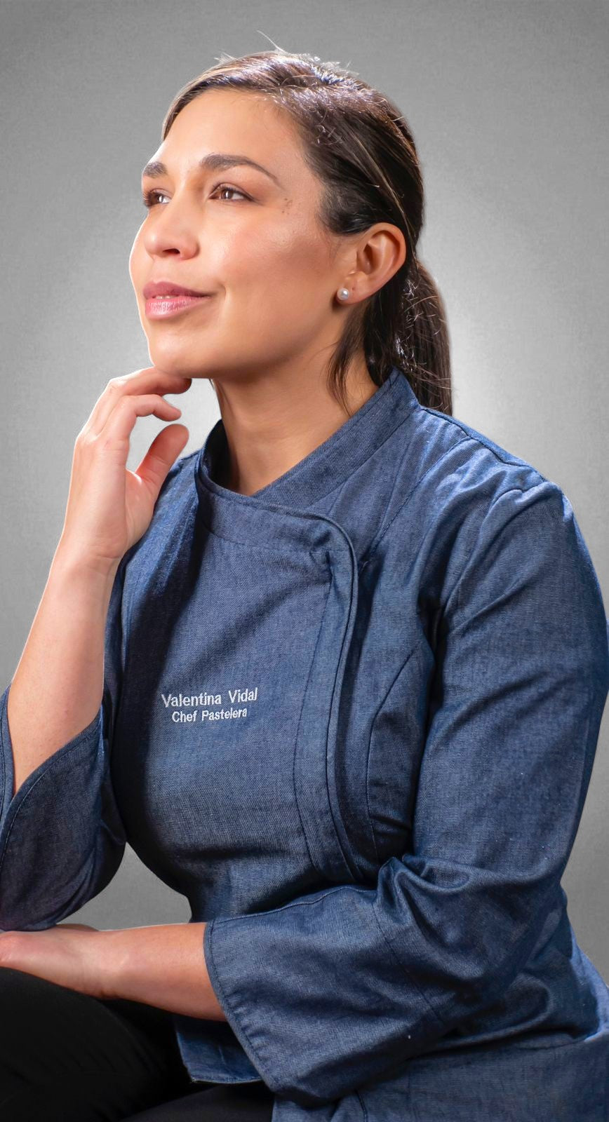 Chaqueta Milcao mujer con cierre en denim delgado