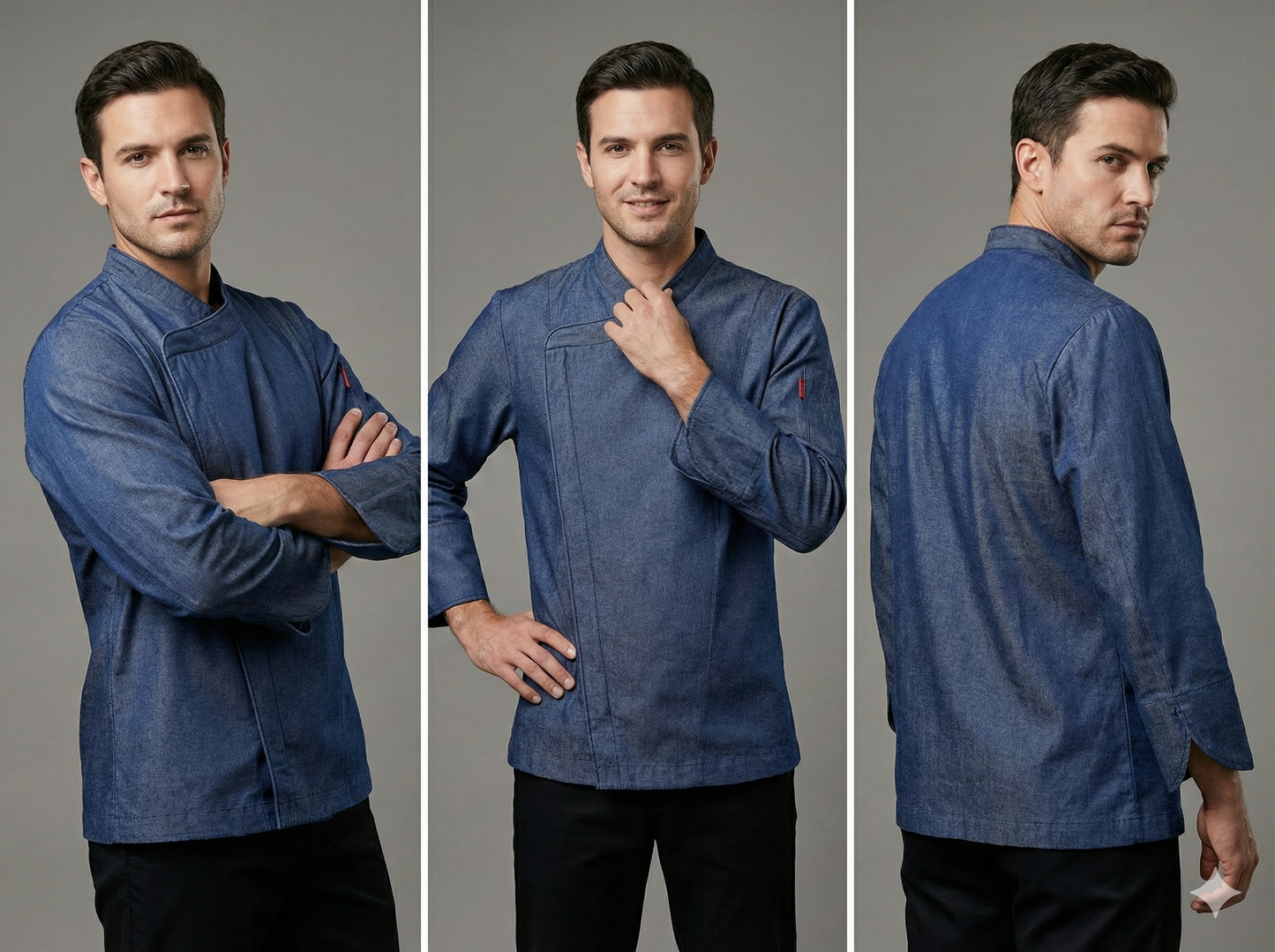 Chaqueta Milcao hombre con cierre en denim