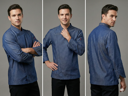 Chaqueta Milcao hombre con cierre en denim