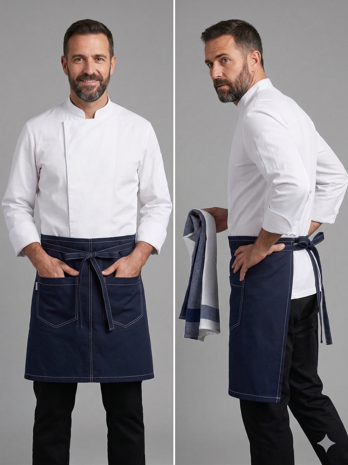 Mandil City Eco Azul – Colección Ecofriendly