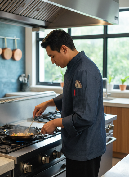Chaqueta Milcao hombre con cierre en denim
