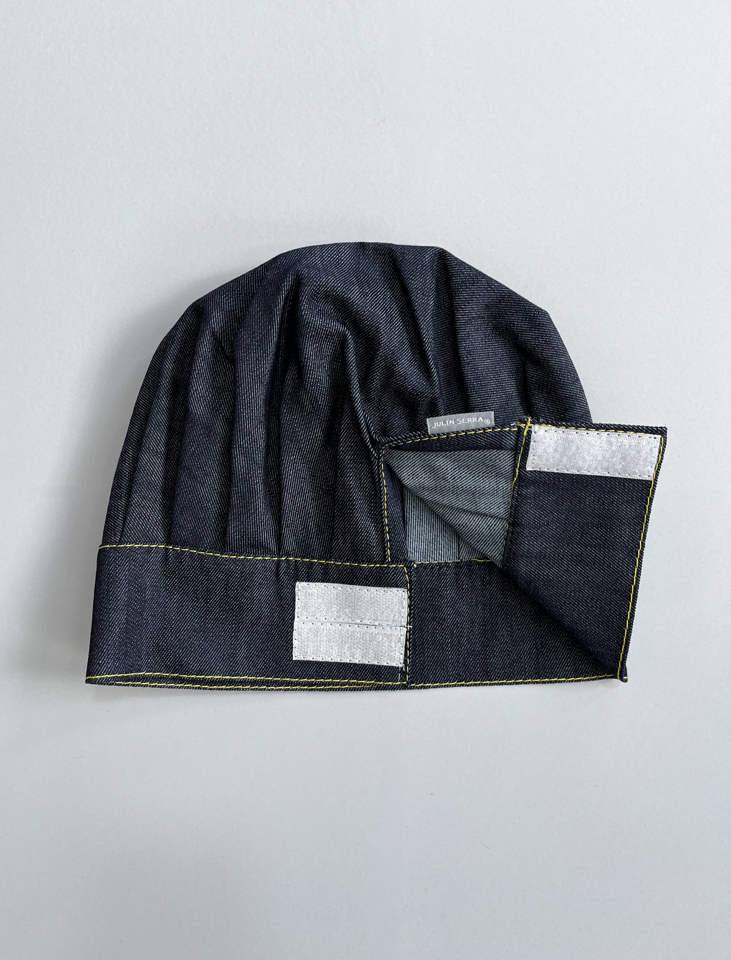 Gorro Mini Chef denim índigo