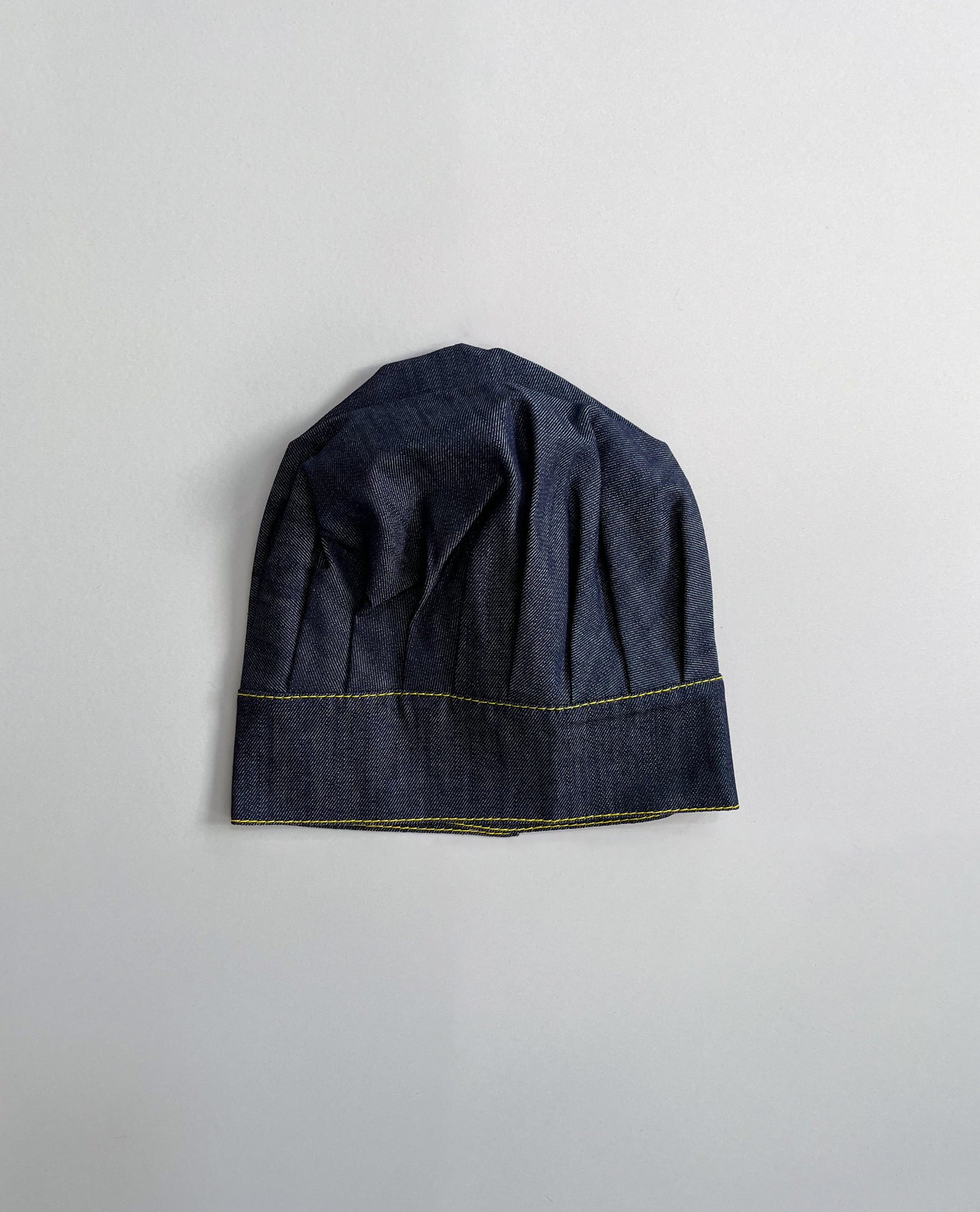 Gorro Mini Chef denim índigo