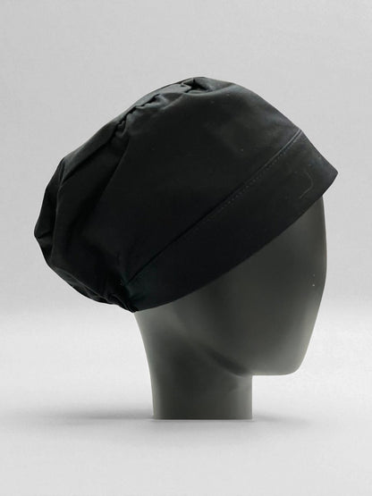 Gorro Paris en confort poplin  elasticado negro
