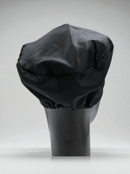 Gorro Paris en confort poplin  elasticado negro