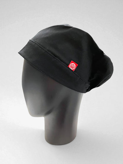Gorro Paris en confort poplin  elasticado negro