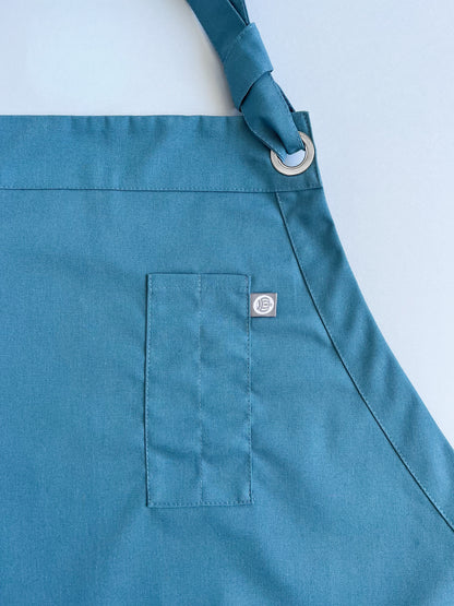 pechera CAM en tela Oxford color petróleo