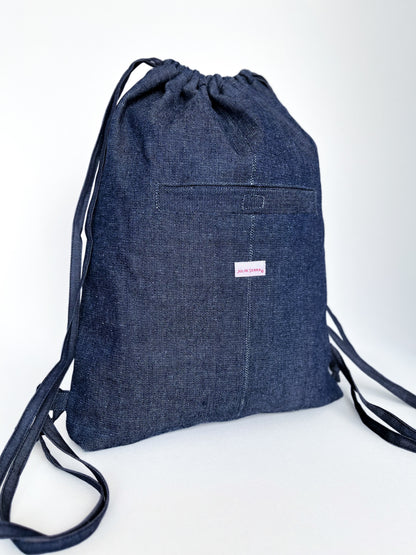 Bolso Mochile Costa Denim – Edición Artesanal Julin Serra