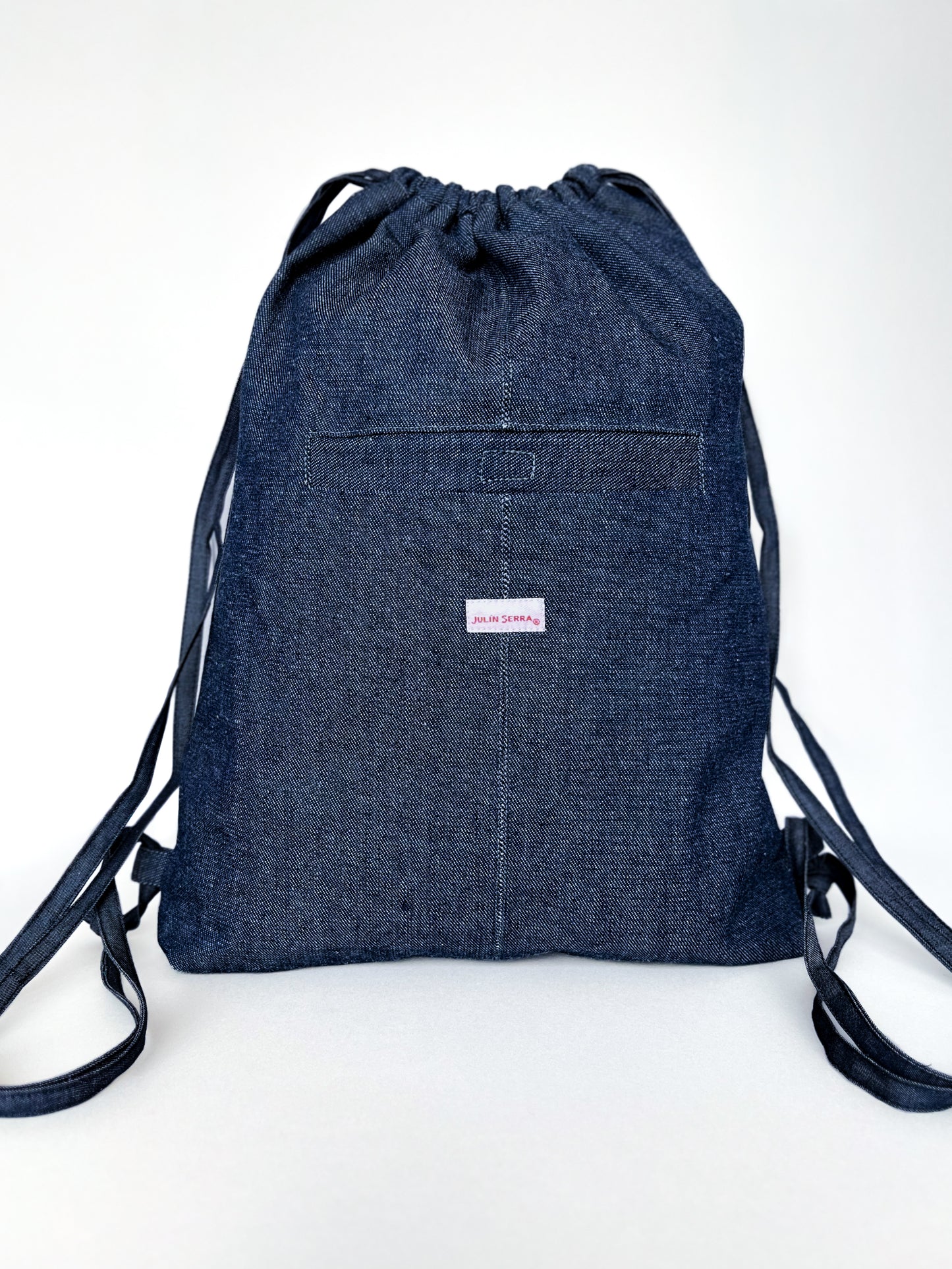 Bolso Mochile Costa Denim – Edición Artesanal Julin Serra