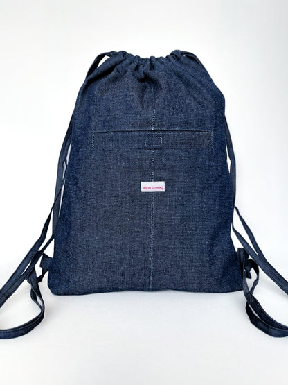 Bolso Mochile Costa Denim – Edición Artesanal Julin Serra