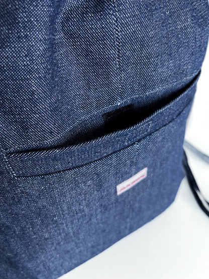 Bolso Mochile Costa Denim – Edición Artesanal Julin Serra
