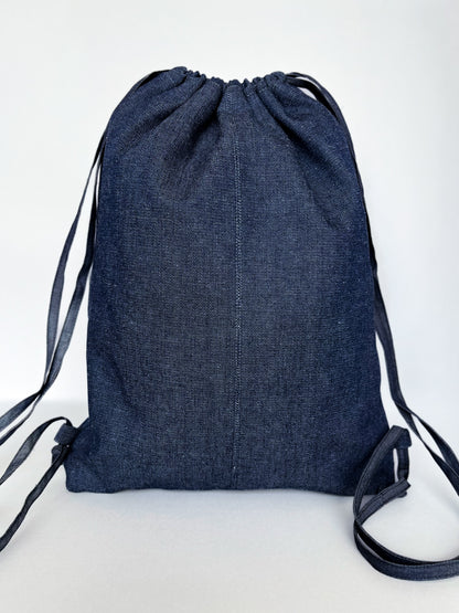 Bolso Mochile Costa Denim – Edición Artesanal Julin Serra