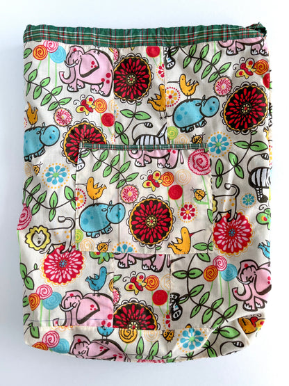 Bolso Mochila Verde Escocés – Edición Artesanal Julin Serra