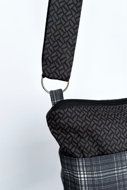 Carterita Escocés Negro Mosaico Gris – Edición Artesanal Julin Serra