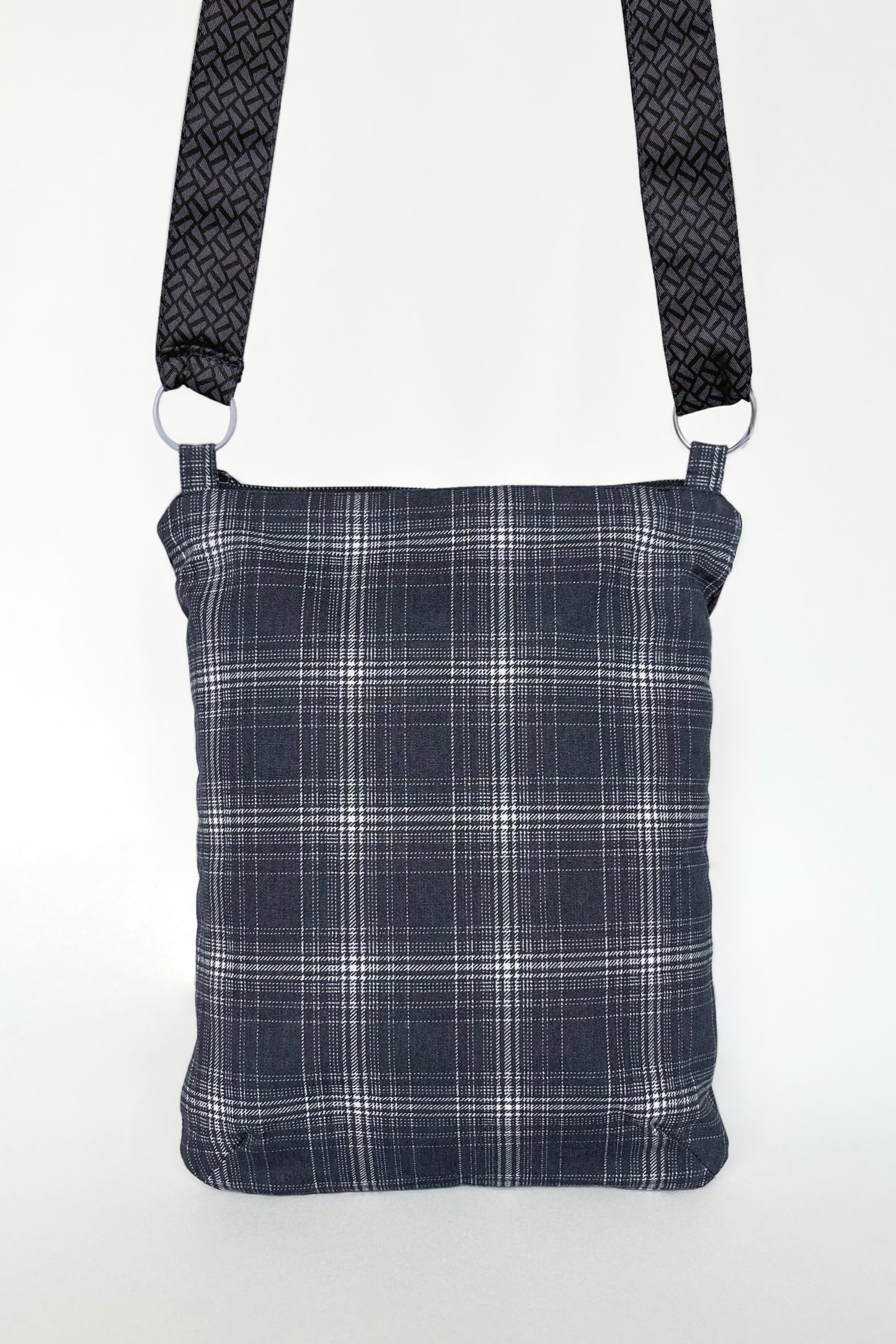 Carterita Escocés Negro Mosaico Gris – Edición Artesanal Julin Serra