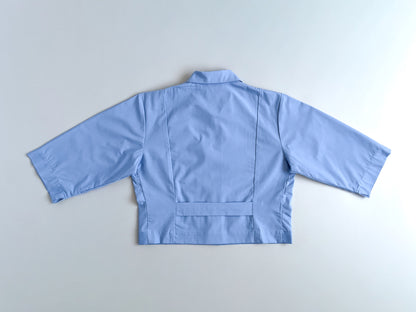 Blusa manga 3/4 celeste