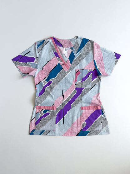 Blusón Escote V Mujer estampado rosado