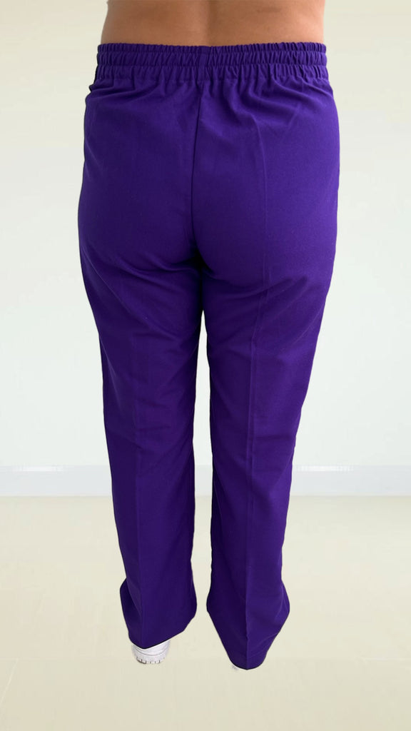 Pantalón Sara Morado media pretina elasticada