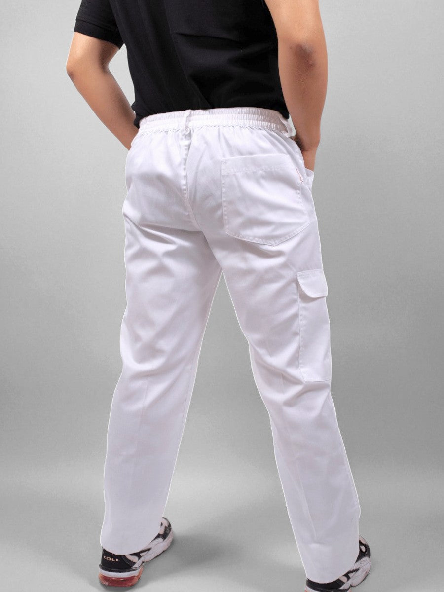 Pantalón Andina Blanco media pretina elasticada UNISEX